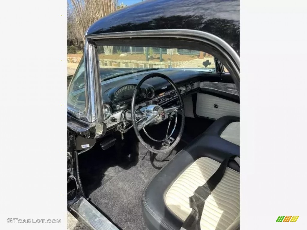 1955 Thunderbird Convertible - Raven Black / Black/White photo #7