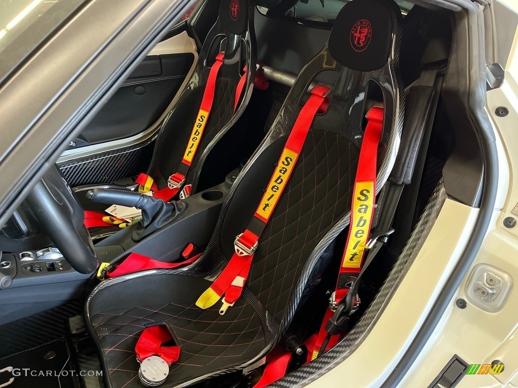 Black Interior 2015 Alfa Romeo 4C Launch Edition Coupe Photo #145766331