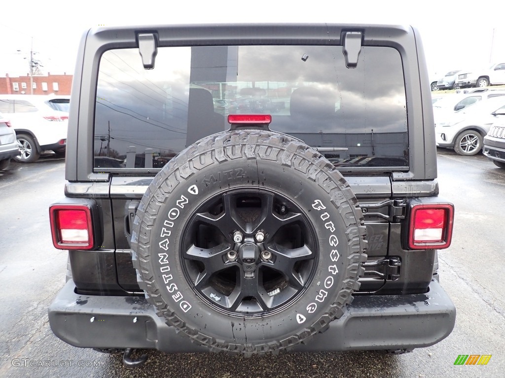 2023 Wrangler Willys 4x4 - Black / Black photo #4