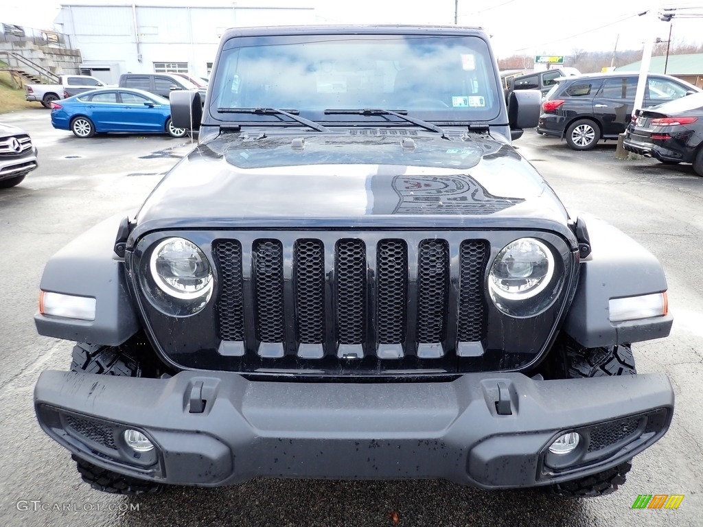 2023 Wrangler Willys 4x4 - Black / Black photo #9