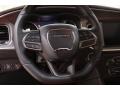 2022 Dodge Charger Black/Ruby Red Interior Steering Wheel Photo