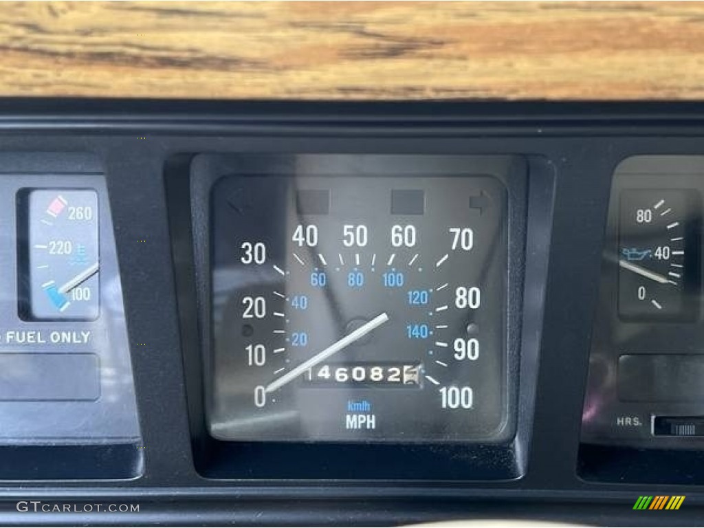 1989 Jeep Grand Wagoneer 4x4 Gauges Photo #145766664