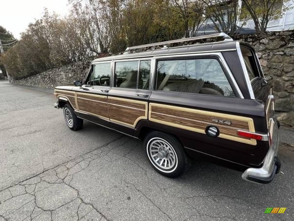 1989 Grand Wagoneer 4x4 - Black Cherry Pearl / Sand photo #15