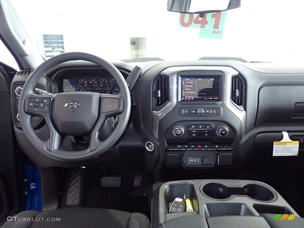 2023 Silverado 1500 Custom Trail Boss Crew Cab 4x4 - Glacier Blue Metallic / Jet Black photo #12