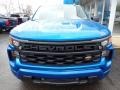 2023 Glacier Blue Metallic Chevrolet Silverado 1500 Custom Crew Cab 4x4  photo #9