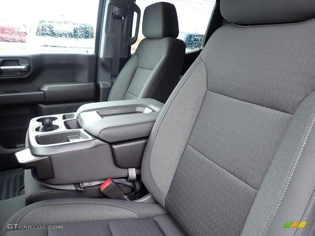 2023 Silverado 1500 Custom Crew Cab 4x4 - Glacier Blue Metallic / Jet Black photo #11