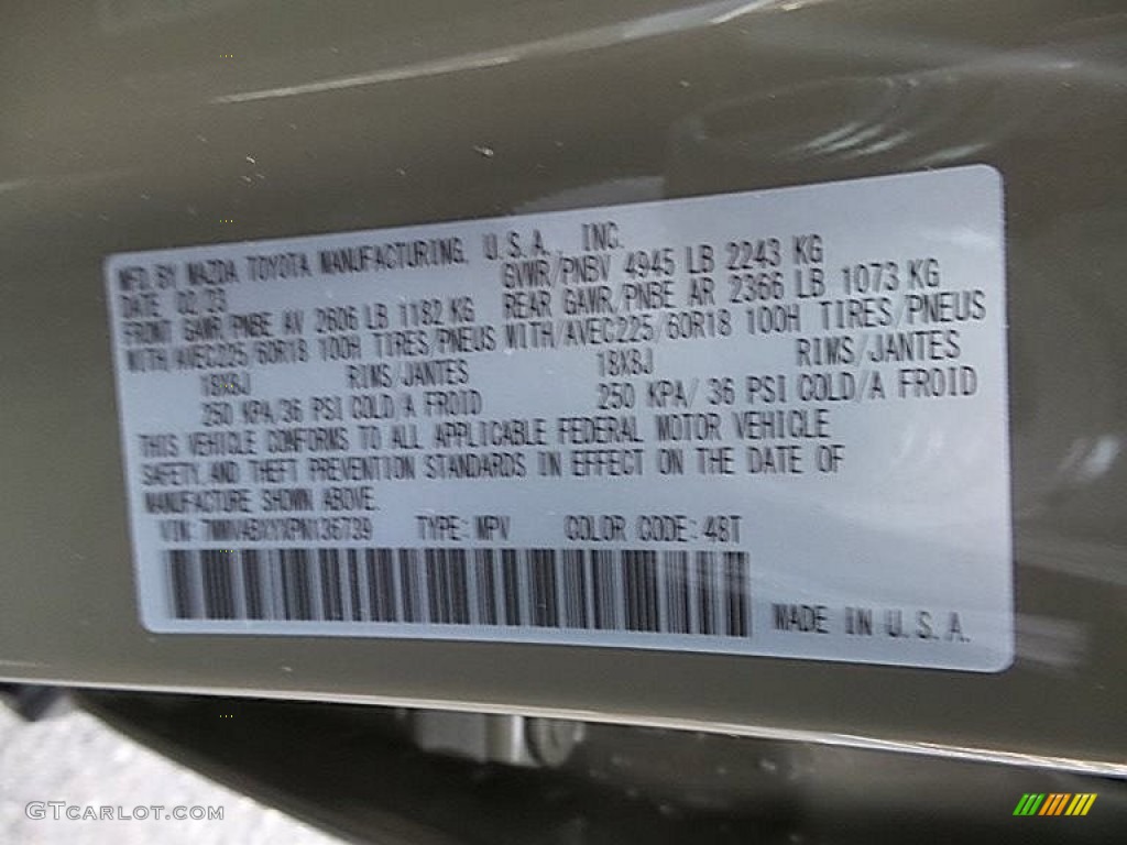 2023 CX-50 Color Code 48T for Zircon Sand Metallic Photo #145768015