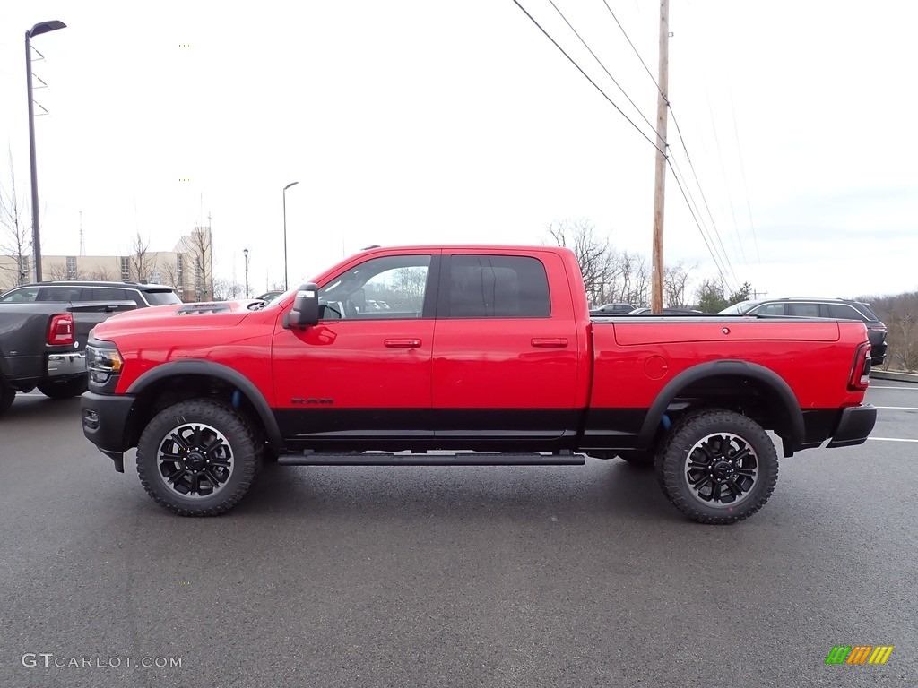 2023 2500 Rebel Crew Cab 4x4 - Flame Red / Black photo #2