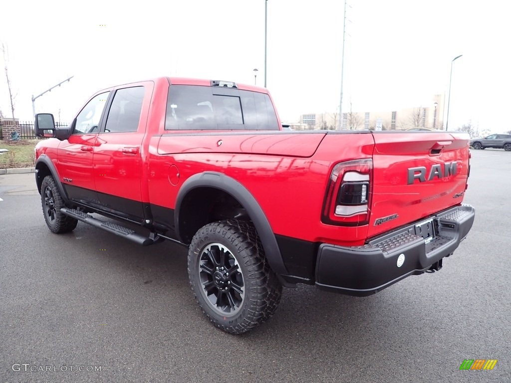 2023 2500 Rebel Crew Cab 4x4 - Flame Red / Black photo #3