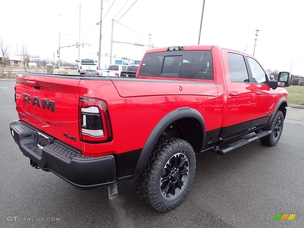 2023 2500 Rebel Crew Cab 4x4 - Flame Red / Black photo #5