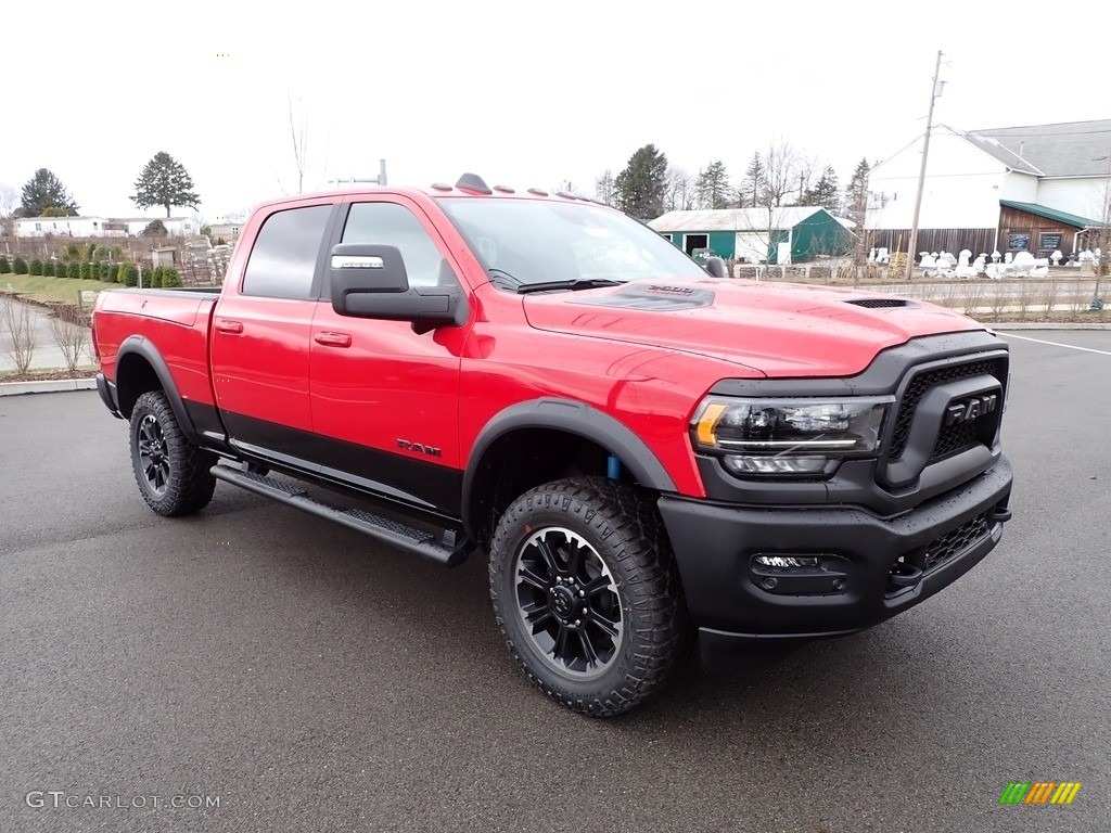 2023 2500 Rebel Crew Cab 4x4 - Flame Red / Black photo #7