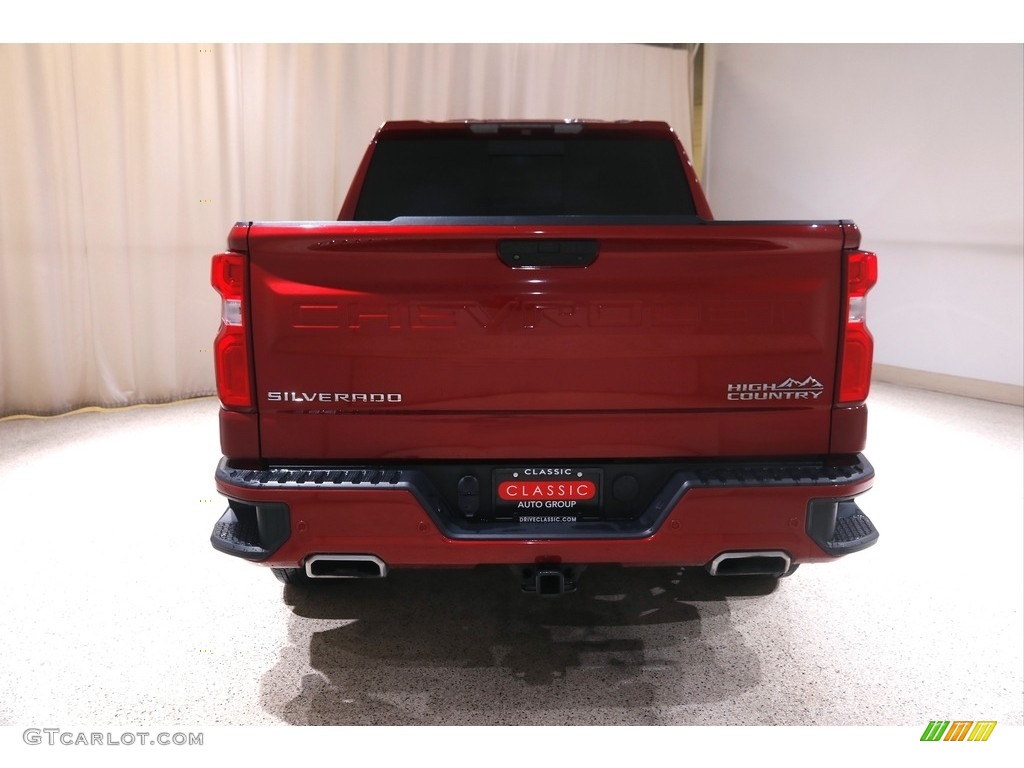 2019 Silverado 1500 High Country Crew Cab 4WD - Cajun Red Tintcoat / Jet Black photo #22