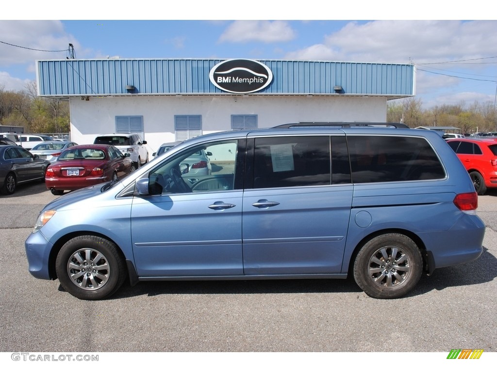 2010 Odyssey EX-L - Ocean Mist Metallic / Gray photo #2