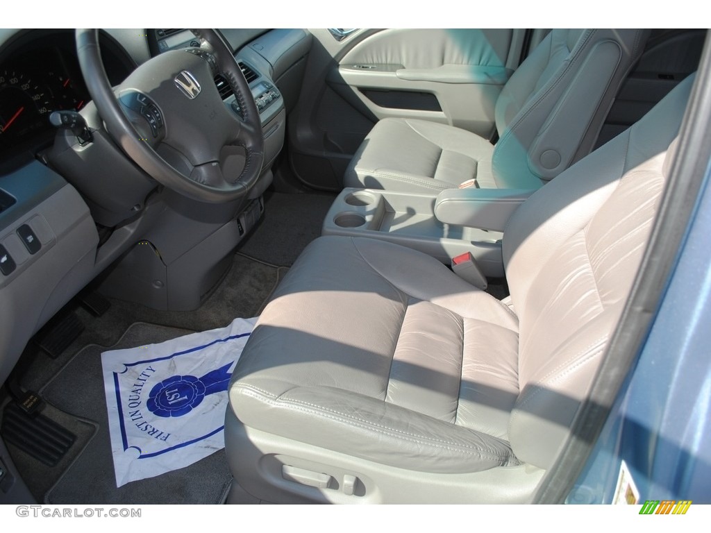 2010 Odyssey EX-L - Ocean Mist Metallic / Gray photo #11