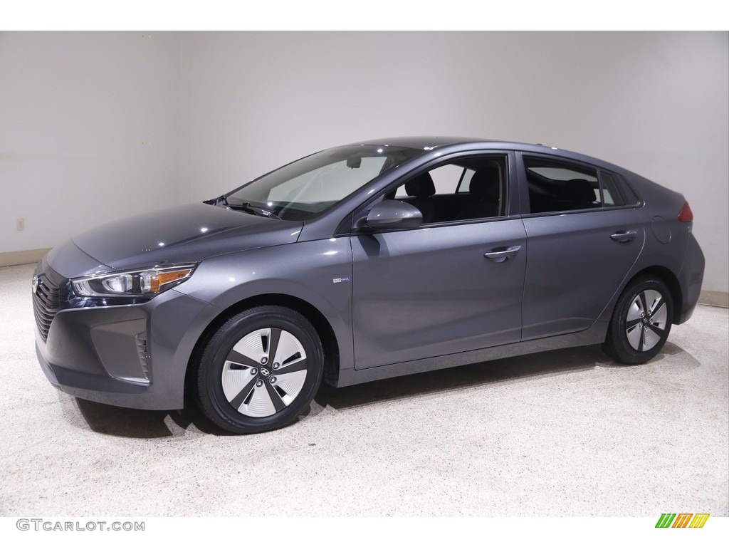 Summit Gray 2019 Hyundai Ioniq Hybrid Blue Exterior Photo #145769833