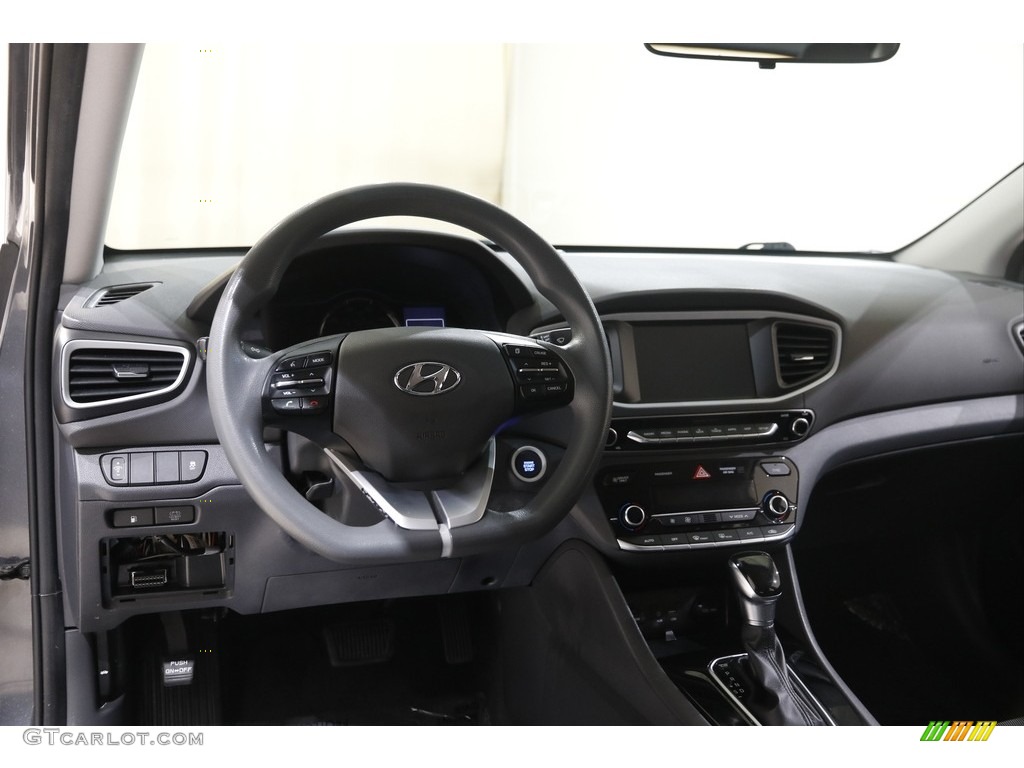 2019 Hyundai Ioniq Hybrid Blue Black Dashboard Photo #145769859