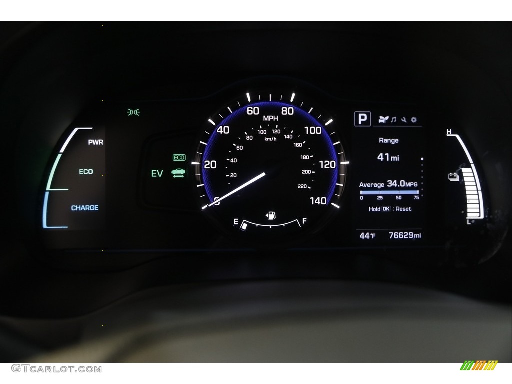 2019 Hyundai Ioniq Hybrid Blue Gauges Photo #145769877