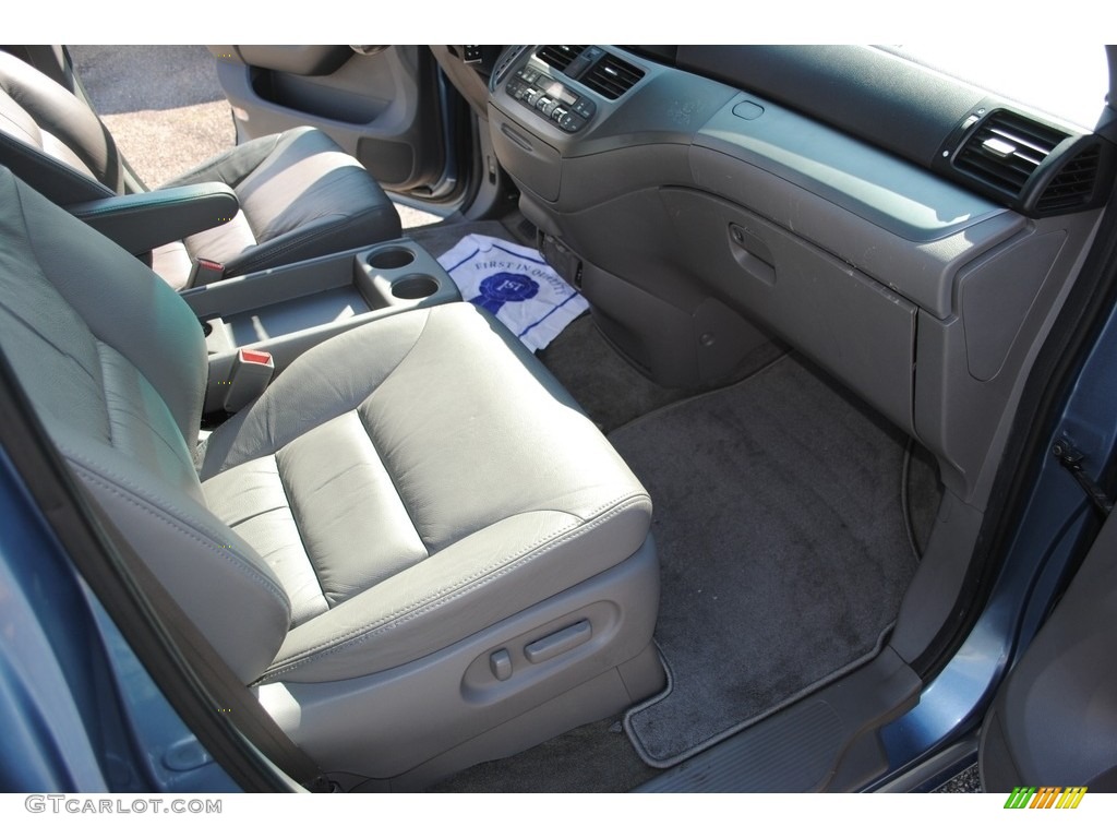 2010 Odyssey EX-L - Ocean Mist Metallic / Gray photo #24