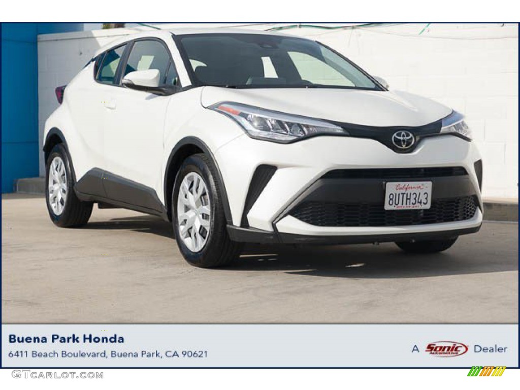 2021 C-HR LE - Blizzard White Pearl / Black photo #1