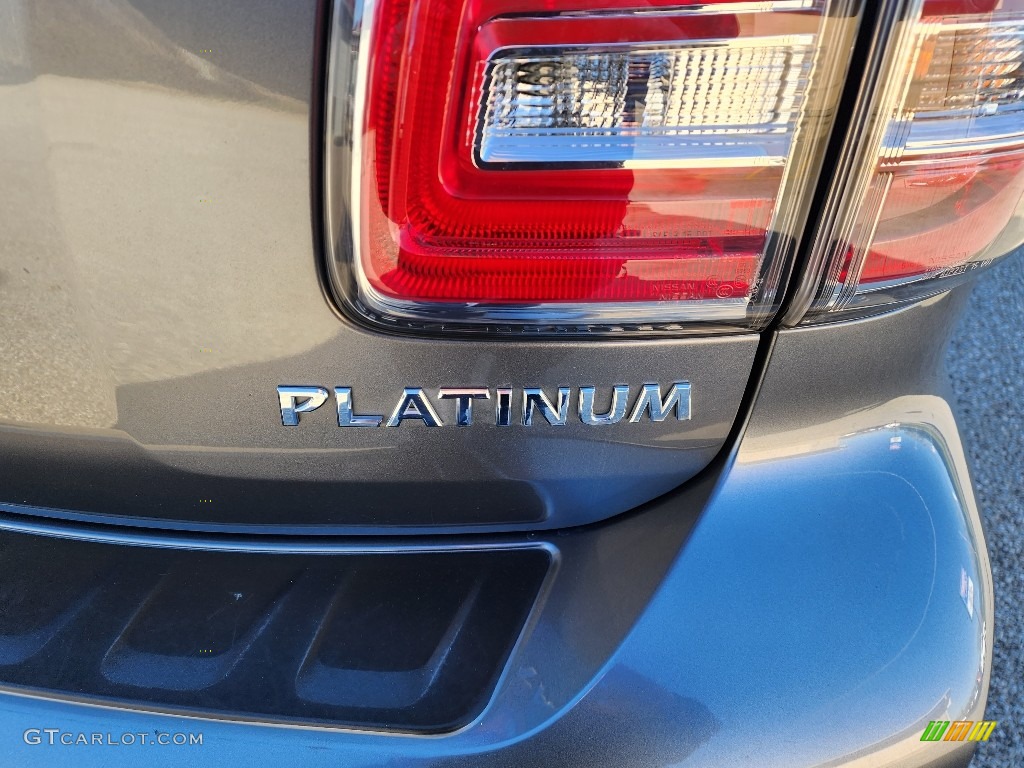 2017 Armada Platinum 4x4 - Gun Metallic / Charcoal photo #9