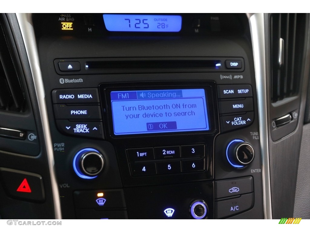 2013 Sonata GLS - Harbor Gray Metallic / Gray photo #10