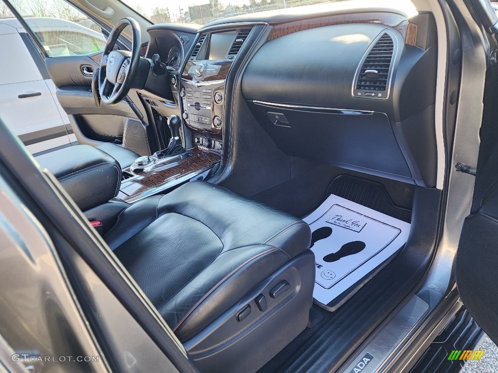 2017 Armada Platinum 4x4 - Gun Metallic / Charcoal photo #28