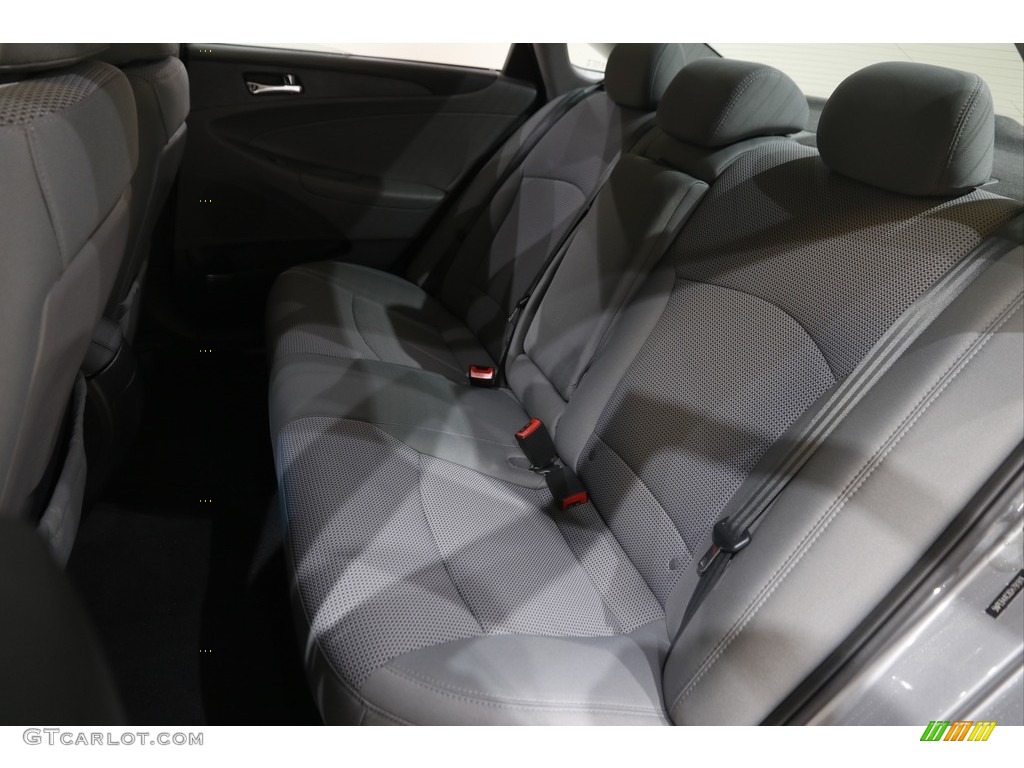 2013 Sonata GLS - Harbor Gray Metallic / Gray photo #16