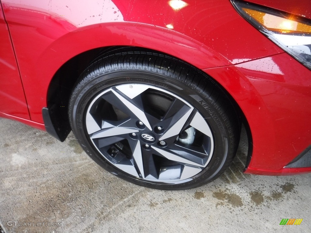 2023 Elantra Limited Hybrid - Scarlet Red Pearl / Medium Gray photo #4