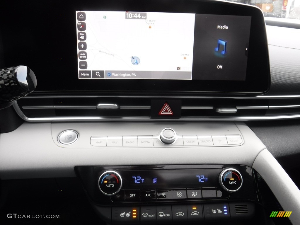 2023 Elantra Limited Hybrid - Scarlet Red Pearl / Medium Gray photo #14
