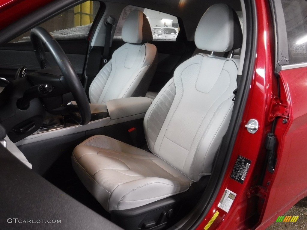 2023 Elantra Limited Hybrid - Scarlet Red Pearl / Medium Gray photo #22