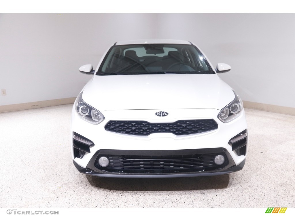 2021 Forte LXS - Clear White / Black photo #2