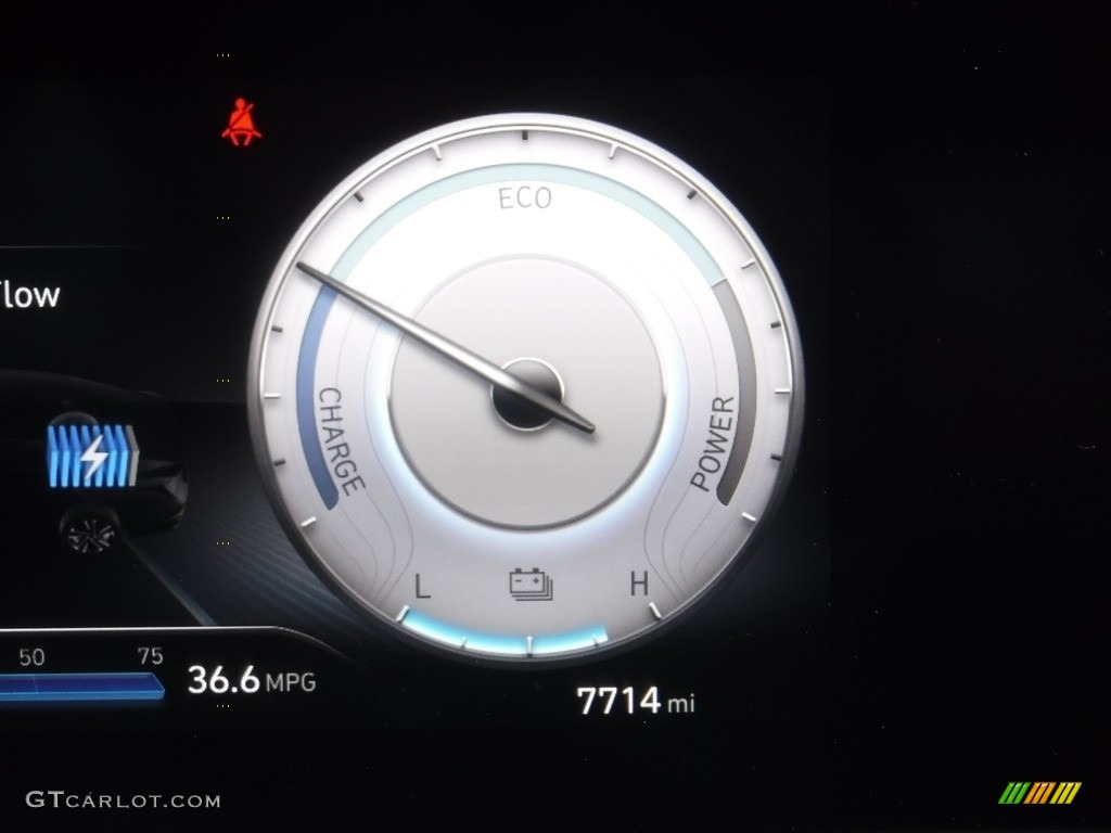 2023 Elantra Limited Hybrid - Scarlet Red Pearl / Medium Gray photo #28