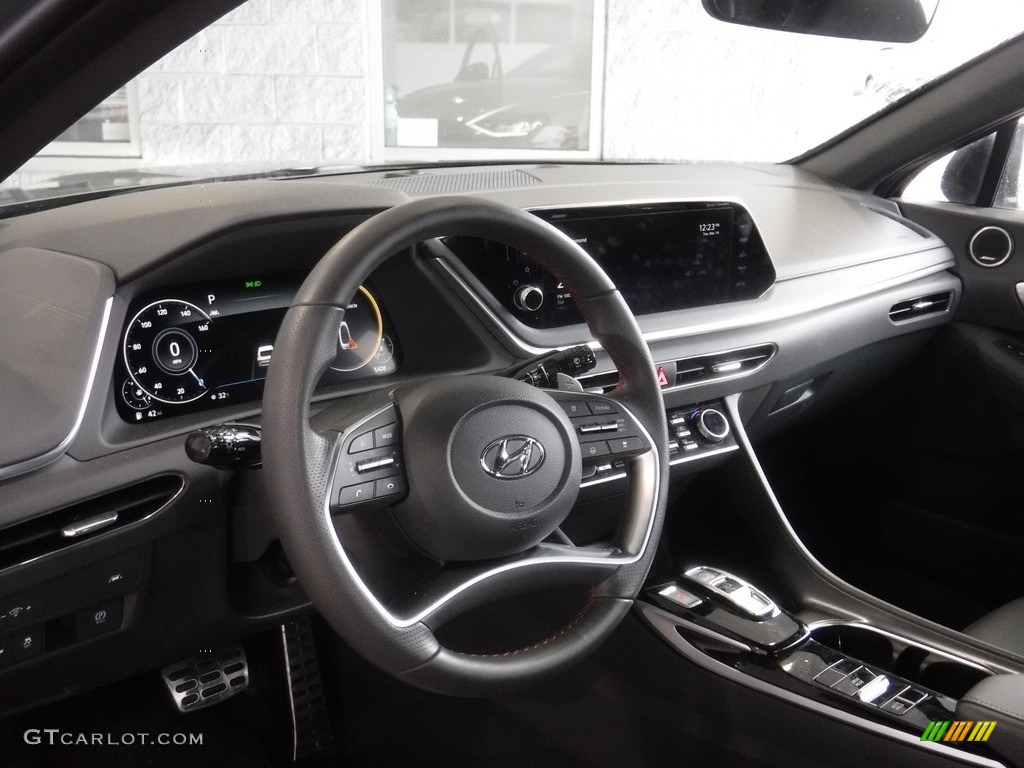 2022 Sonata SEL Plus - Hampton Gray / Black photo #13