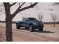 Atlas Blue 2022 Ford F350 Super Duty Platinum Crew Cab 4x4