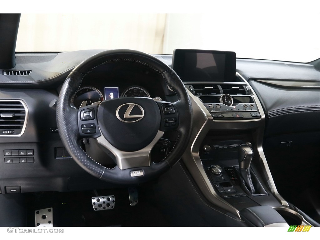 2020 Lexus NX 300 F Sport AWD Black Dashboard Photo #145774186