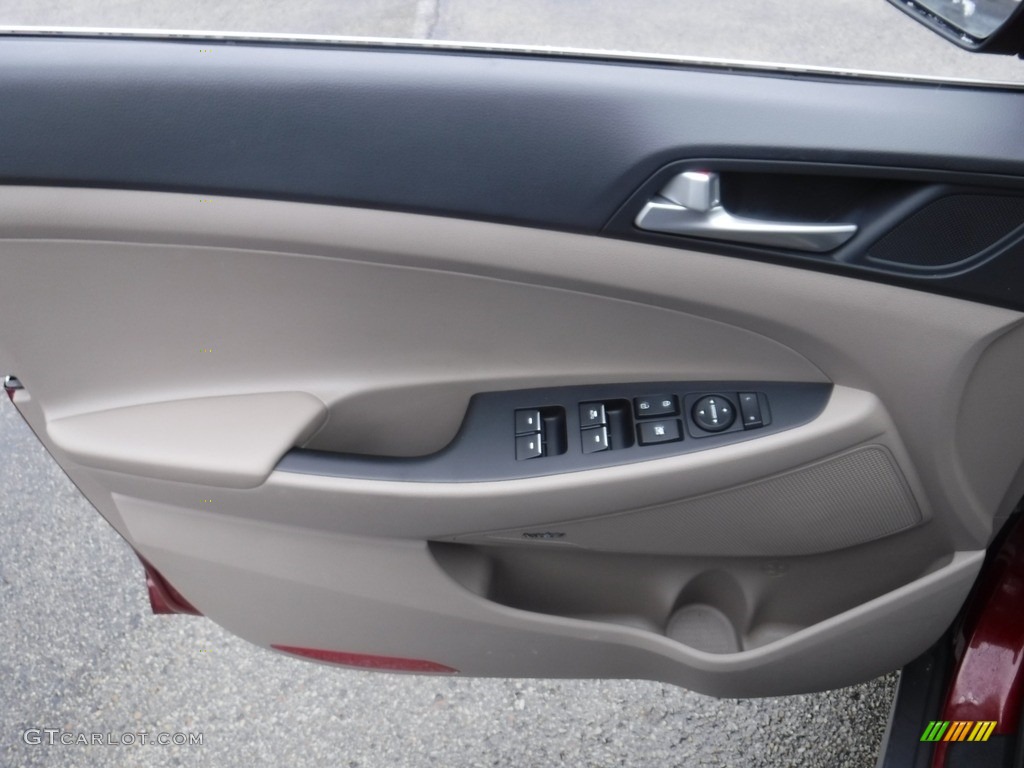 2020 Tucson Ultimate AWD - Gemstone Red / Beige photo #16