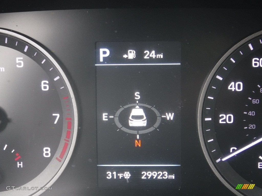 2020 Tucson Ultimate AWD - Gemstone Red / Beige photo #36