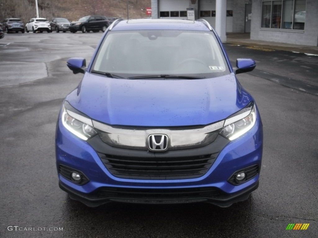 2020 HR-V EX AWD - Aegean Blue Metallic / Black photo #4