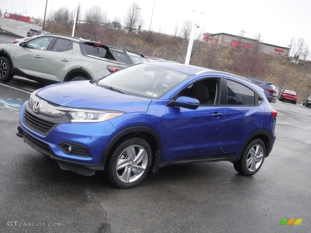 2020 HR-V EX AWD - Aegean Blue Metallic / Black photo #5