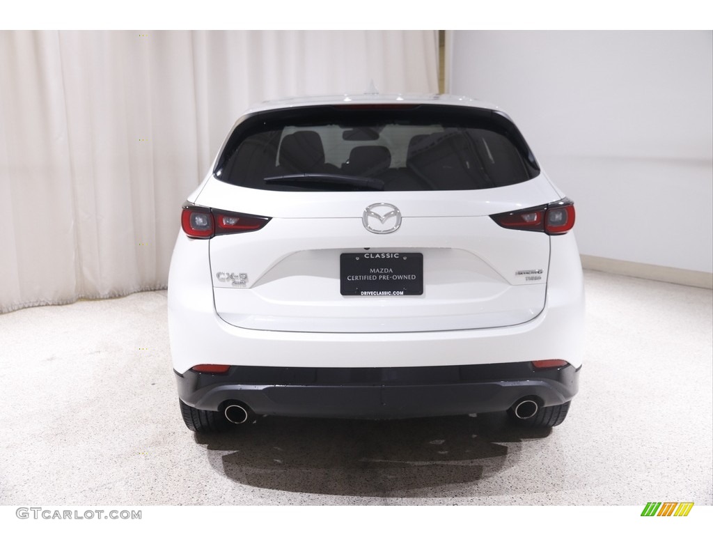 2022 CX-5 Turbo AWD - Snowflake White Pearl Mica / Black photo #19