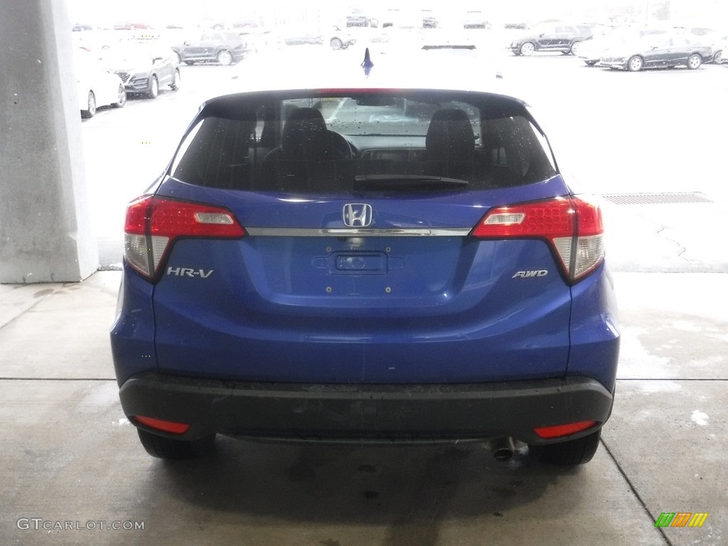 2020 HR-V EX AWD - Aegean Blue Metallic / Black photo #9