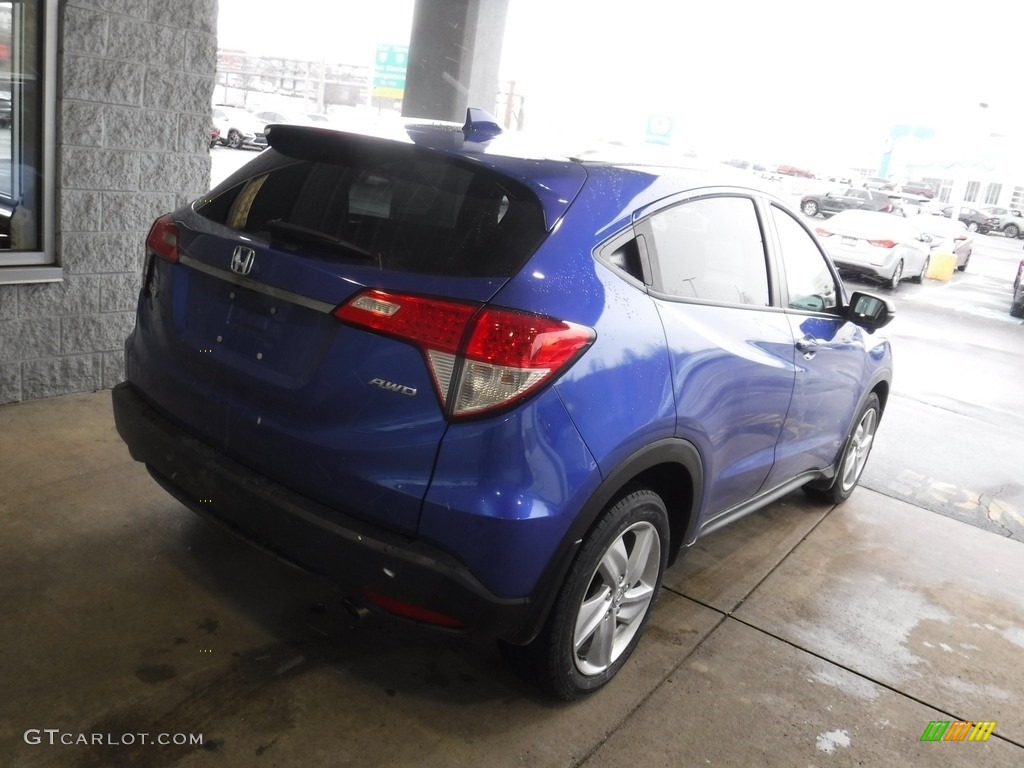 2020 HR-V EX AWD - Aegean Blue Metallic / Black photo #11