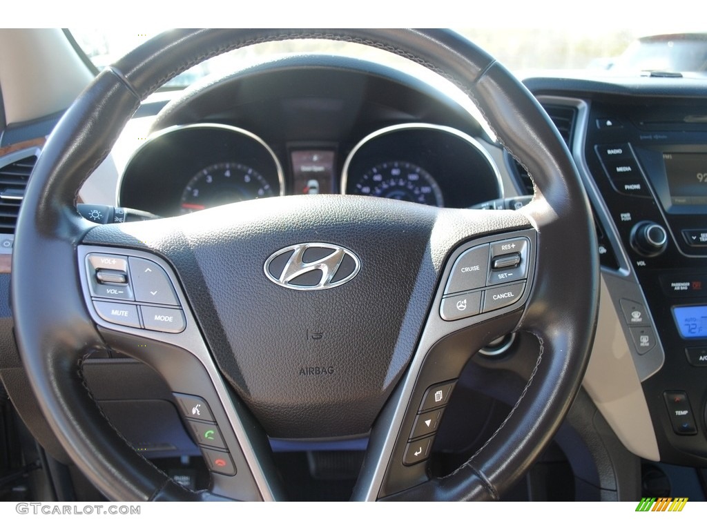 2014 Santa Fe Limited AWD - Hampton Green Pearl / Beige photo #12