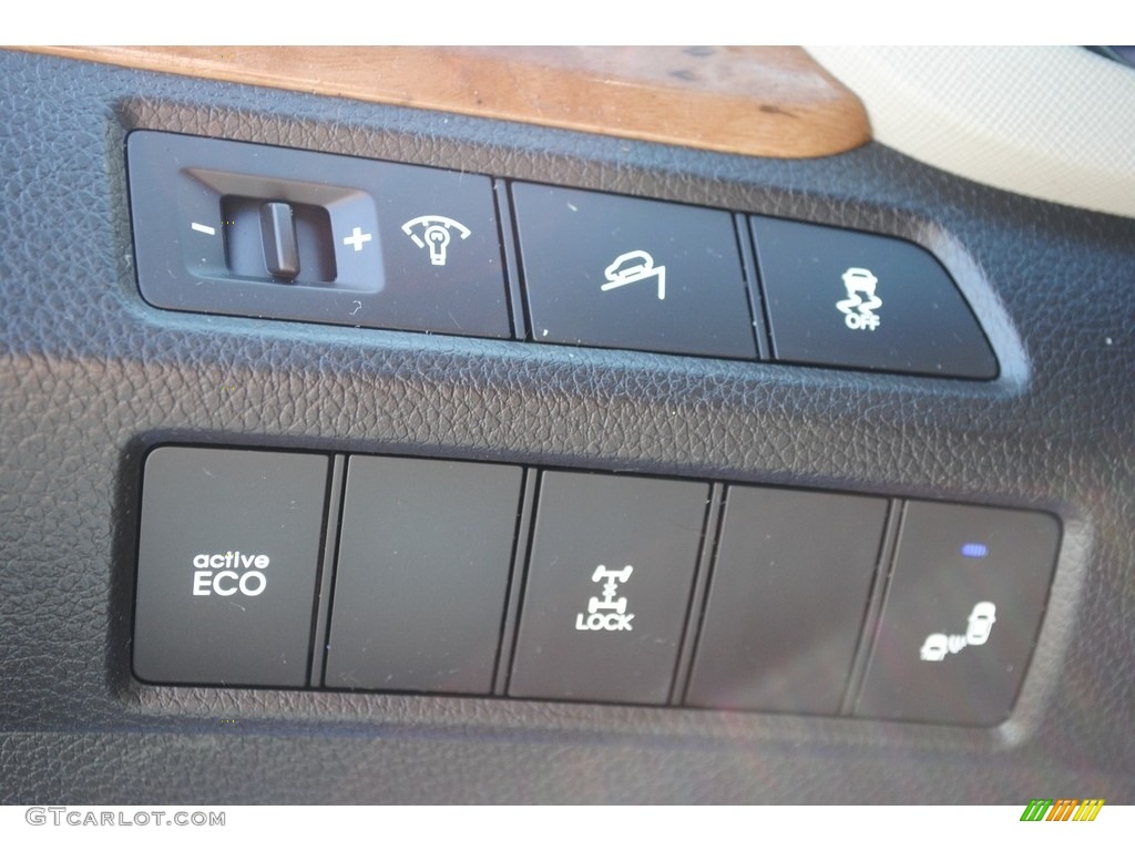 2014 Santa Fe Limited AWD - Hampton Green Pearl / Beige photo #17
