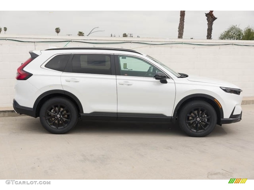 Platinum White Pearl 2023 Honda CR-V Sport Hybrid Exterior Photo #145775830