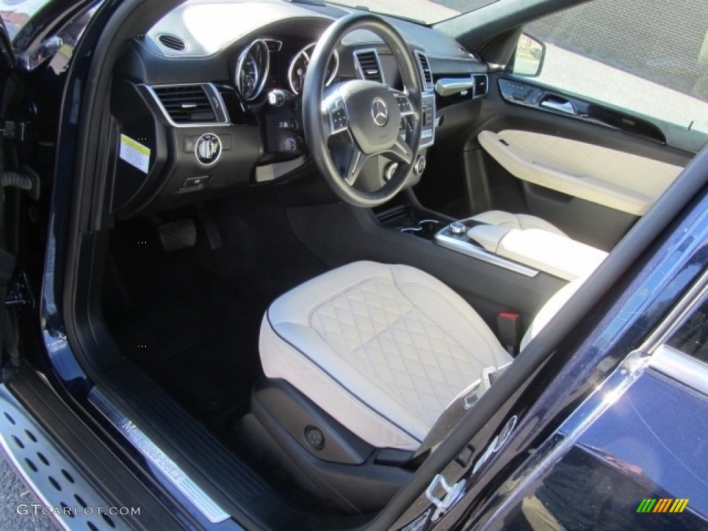 2014 ML 350 4Matic - Lunar Blue Metallic / Black photo #17