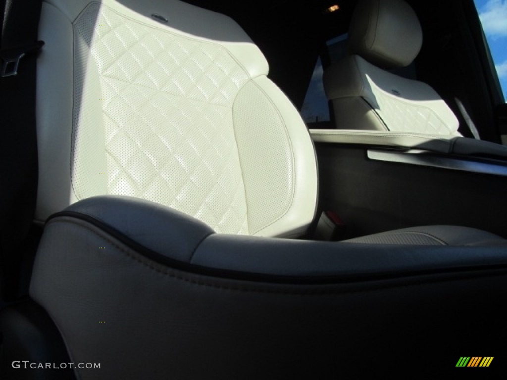 2014 ML 350 4Matic - Lunar Blue Metallic / Black photo #22