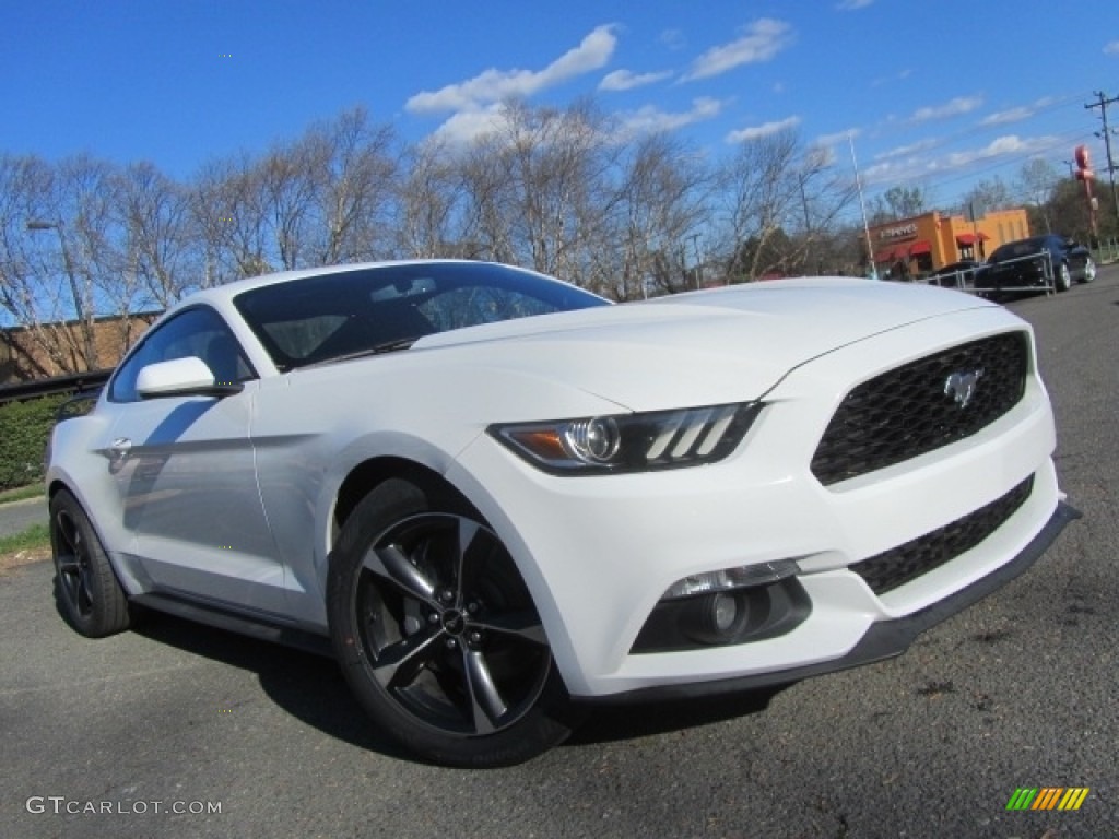 2016 Mustang EcoBoost Coupe - Oxford White / Ebony photo #1