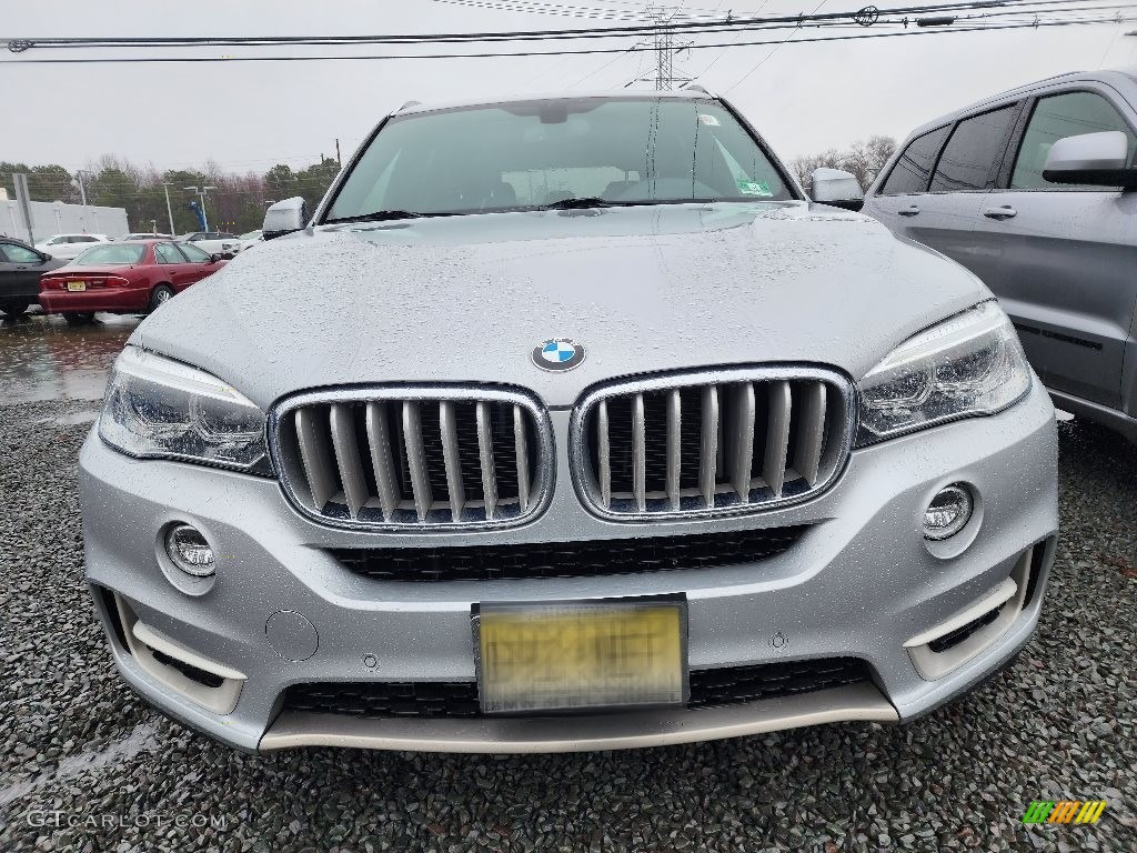 2018 X5 xDrive35i - Glacier Silver Metallic / Black photo #3