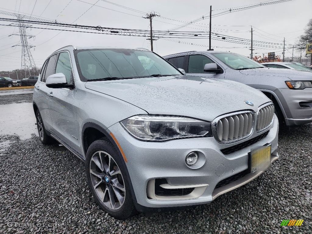 2018 X5 xDrive35i - Glacier Silver Metallic / Black photo #1